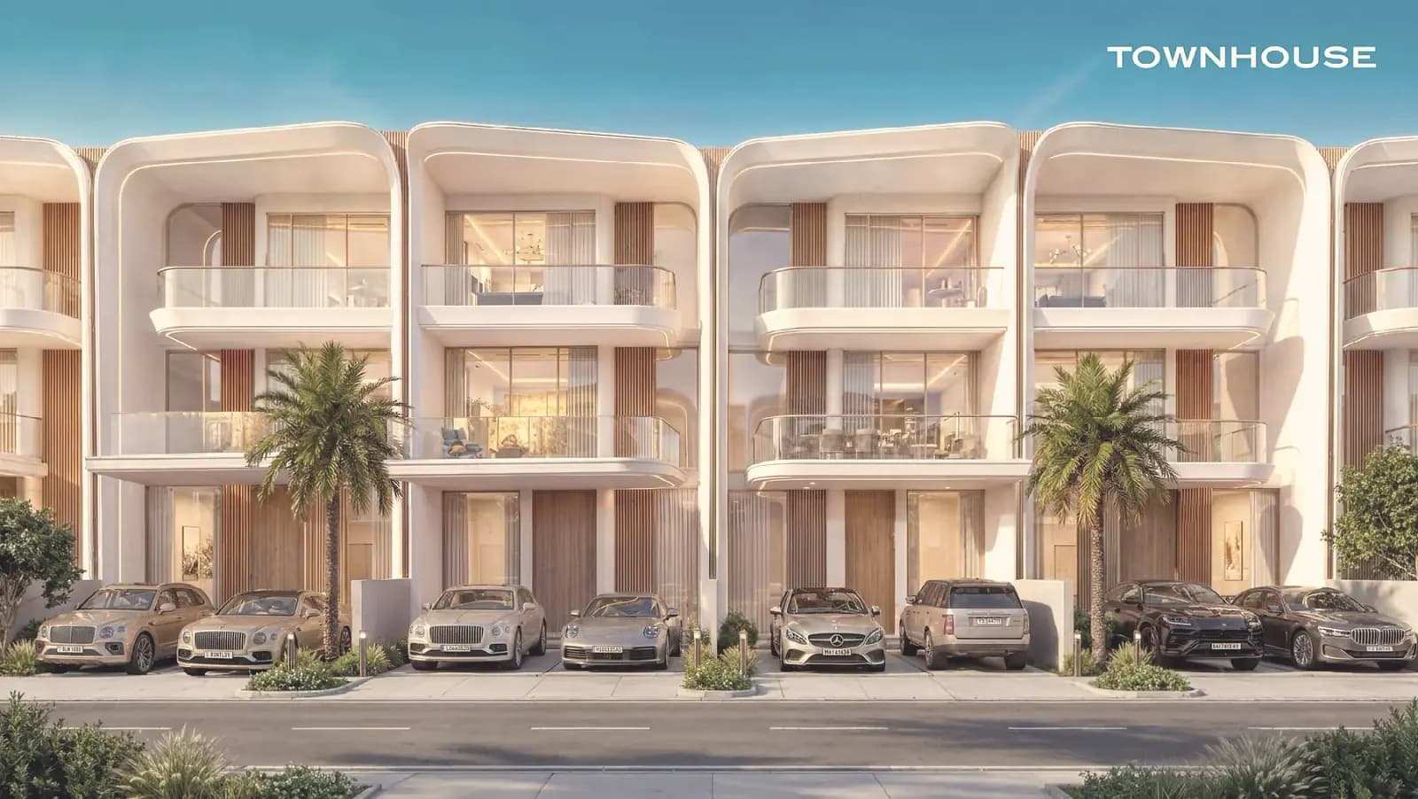 Greenz townhouses, render