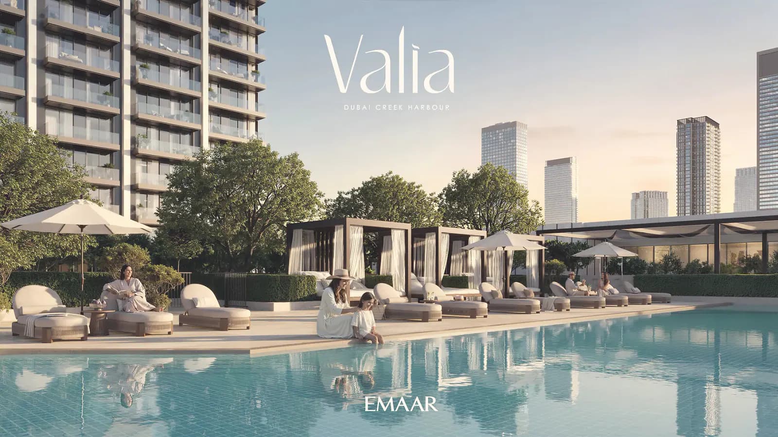 Valia amenities-floor pool, render
