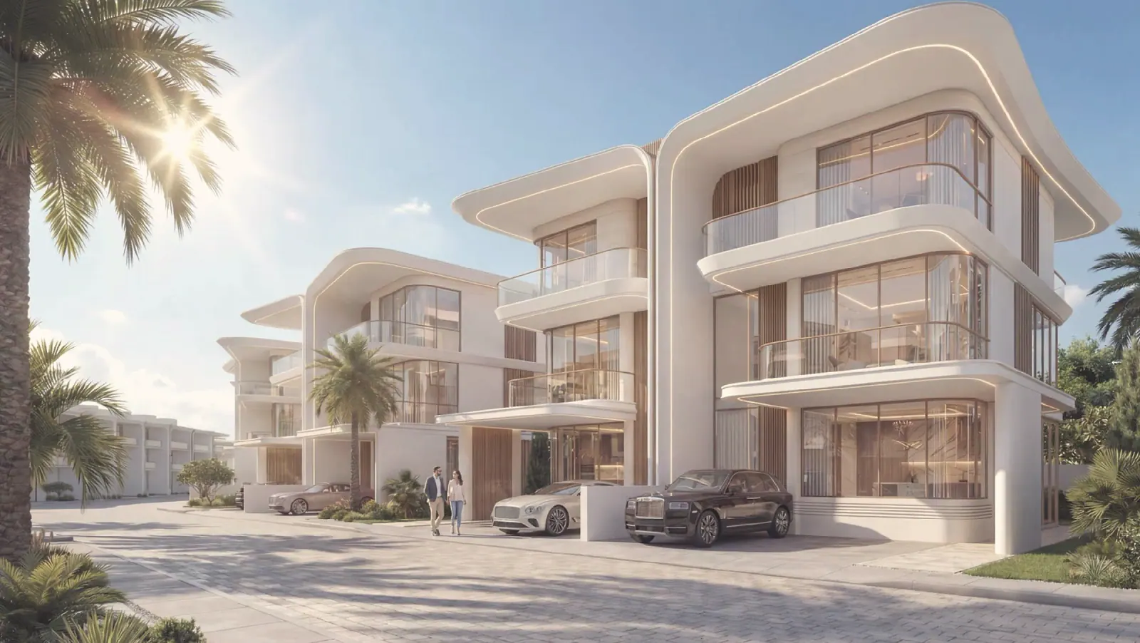Greenz semi-detached villas, render